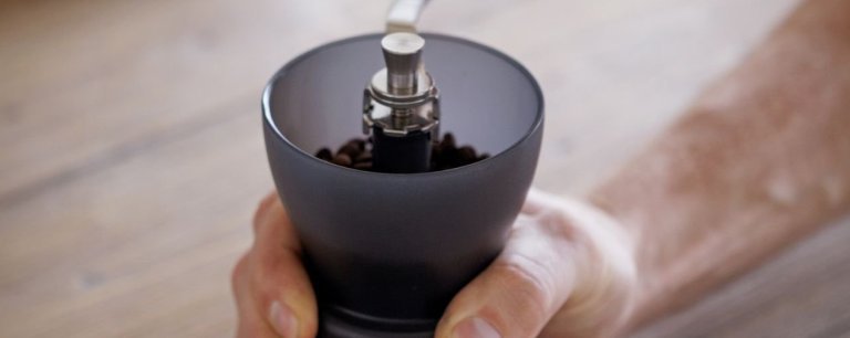 hard to use a manual coffee grinder