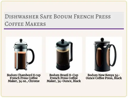 Are Bodum French Presses Microwave Dishwasher Safe Gamble Bay Coffee